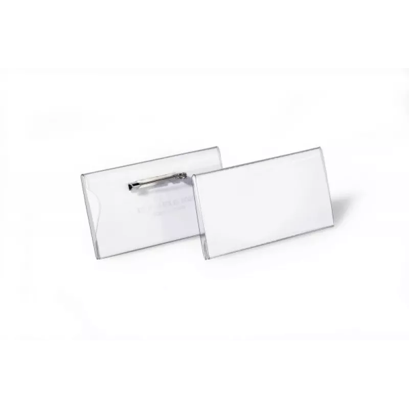 DURABLE menovka 40x75 mm s ihlovým upevnením, 100 kusov 800119