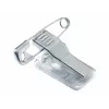 DURABLE Držiak na menovky 40x75 mm s kombinovanou sponou, akryl, transparentný, 25/VE (812119)