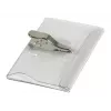 DURABLE držiak na menovky 54x90 mm s krokodílou sponou, balenie 25 ks, transparentný 811119