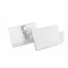 DURABLE držiak na menovky 54x90 mm s krokodílou sponou, balenie 25 ks, transparentný 811119