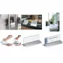 DURABLE PRESENTER DE LUXE menovka na stôl 61x210 mm, transparentný akryl, 2 ks 820219