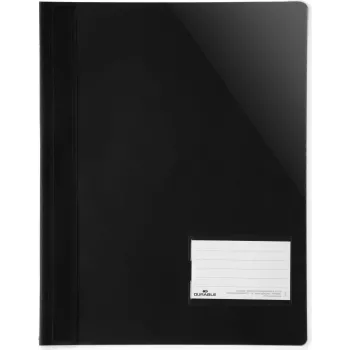 DURABLE Report File A4+ s okienkom na popis 90x57 mm, priehľadná, balenie 25 ks 269001