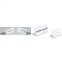 DURABLE SHERPA® L-stojan na stôl, akryl, 61x210 mm, na šírku, transparentný, balenie 10 ks 803119