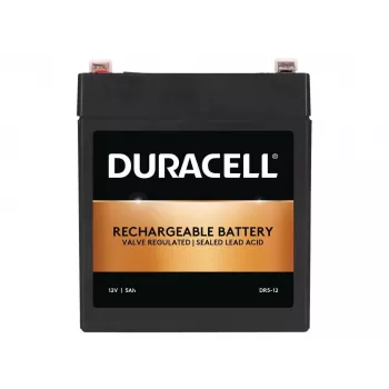 Duracell DR5-12 12V 5Ah VRLA batéria – uzavretá olovená batéria, AGM, bezúdržbová