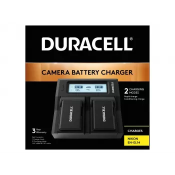 Duracell LED duálna nabíjačka batérií pre DSLR