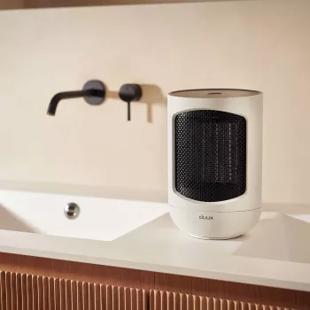 Duux Zone osobný keramický ohrievač DXCH43, 600/900/1500 W, diaľkový ovládač, 80° oscilácia, biely