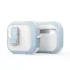 Dux Ducis AirPods 4 PECP Series PC+TPU obal s háčikom biela modrá