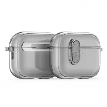 Dux Ducis Apple AirPods Pro 3 PECL Series PC+TPU kryt s háčikom sivý