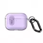 Dux Ducis Apple AirPods Pro 3 PECL Series PC+TPU kryt s háčikom fialový