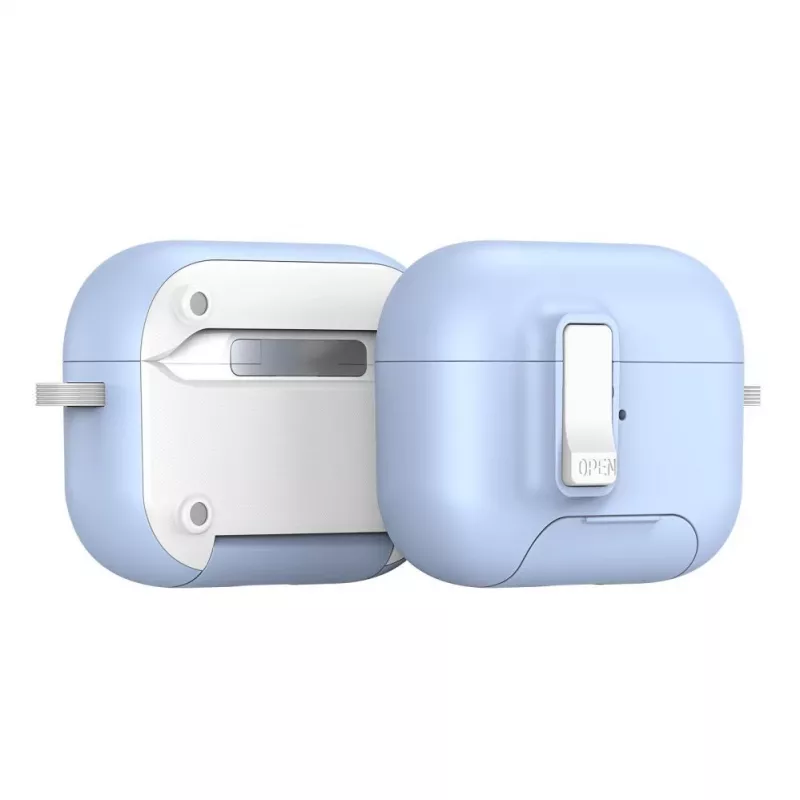 Dux Ducis Apple AirPods Pro 3 PECQ Series PC+TPU kryt s háčikom biela modrá