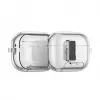 Dux Ducis Apple AirPods Pro 3 PECR Series PC+TPU puzdro s háčikom sivé