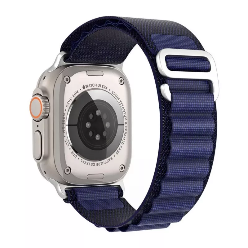 Dux Ducis Apple Buckle Sport remienok pre Apple Watch 42/44/45/46/49MM Navy