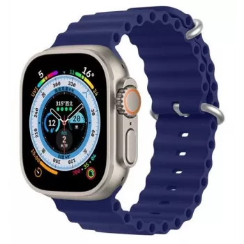 Dux Ducis Apple silikónový remienok pre Apple Watch 38/40/41/42mm Navy Blue