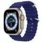 Dux Ducis Apple silikónový remienok pre Apple Watch 38/40/41/42mm Navy Blue