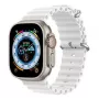 Dux Ducis Apple silikónový remienok pre Apple Watch 42/44/45/46/49MM biely