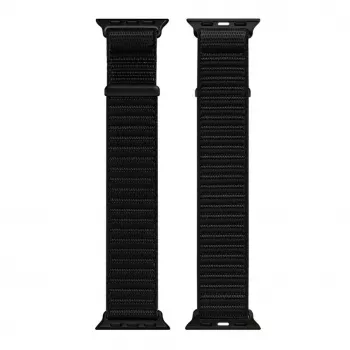 Dux Ducis Apple Watch 38/40/41/42 mm YE nylonový pletený remienok na zápästie čierny
