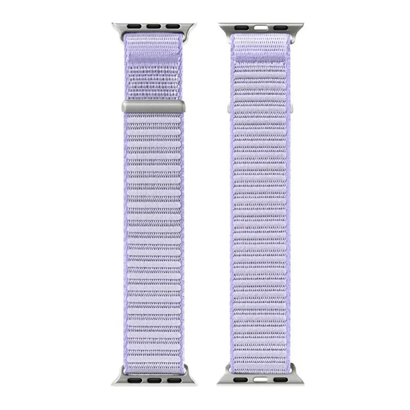 Dux Ducis Apple Watch 38/40/41/42MM YE nylonový pletený remienok na zápästie fialový