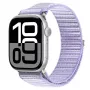 Dux Ducis Apple Watch 42/44/45/46/49mm YE nylonový pletený slučkový remienok na zápästie fialový