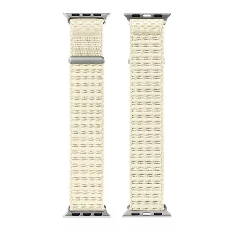 Dux Ducis Apple Watch 42/44/45/46/49MM YE nylonový pletený remienok Starlight