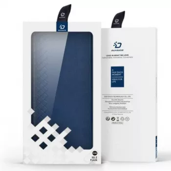 Dux Ducis Bril Series flip puzdro s peňaženkou pre Samsung Galaxy Z Fold4, tmavomodrá