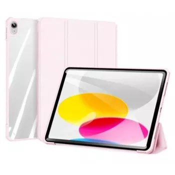 Dux Ducis Copa puzdro pre iPad 10,9 palca 2022 (10. gen.) Smart Cover stojan ružová