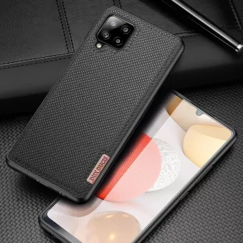 Dux Ducis Fino Samsung A42 5G čierne flip peňaženkové puzdro