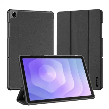 Dux Ducis Galaxy Tab A9 Plus / Tab A11 Plus Domo Series puzdro na tablet z PU kože so stojanom Tri-fold čierne