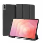 Dux Ducis Galaxy Tab S11 Ultra Domo Series trojdielny stojan PU kožené puzdro na tablet čierne
