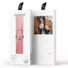Dux Ducis pravá koža remienok pre Apple Watch Series 7/6/5/4/3/2/SE (38/40/41mm) - červený