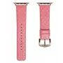 Dux Ducis pravá koža remienok pre Apple Watch Series 7/6/5/4/3/2/SE (38/40/41mm) - červený