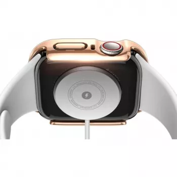 Dux Ducis Hamo Apple Watch Series 7/8/9 puzdro (PC) 41 mm ružové zlato
