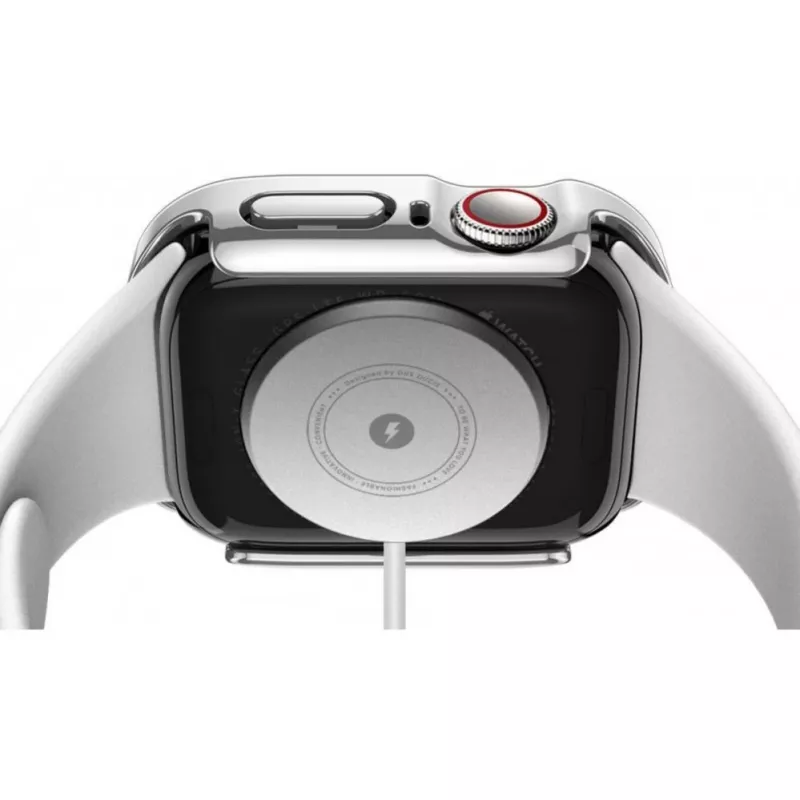 Dux Ducis Hamo Apple Watch Series 7/8/9 puzdro (PC) 41mm strieborná
