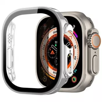 Dux Ducis Hamo Apple Watch Ultra 2/Ultra puzdro s ochrannou fóliou displeja - 49 mm čierne