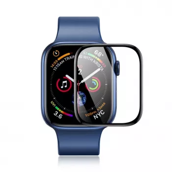 Dux Ducis LCD PMMA ochranná fólia displeja s rámom pre Apple Watch 10 46 mm čierna
