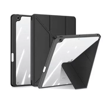 Dux Ducis Magi puzdro pre iPad 10.9 2022 (10. generácia) kryt s držiakom na pero Smart Cover stojan čierna