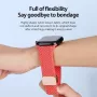 Dux Ducis Mixture Pro pružný pletený remienok na hodinky pre Apple Watch 38/40/41 mm - Guava