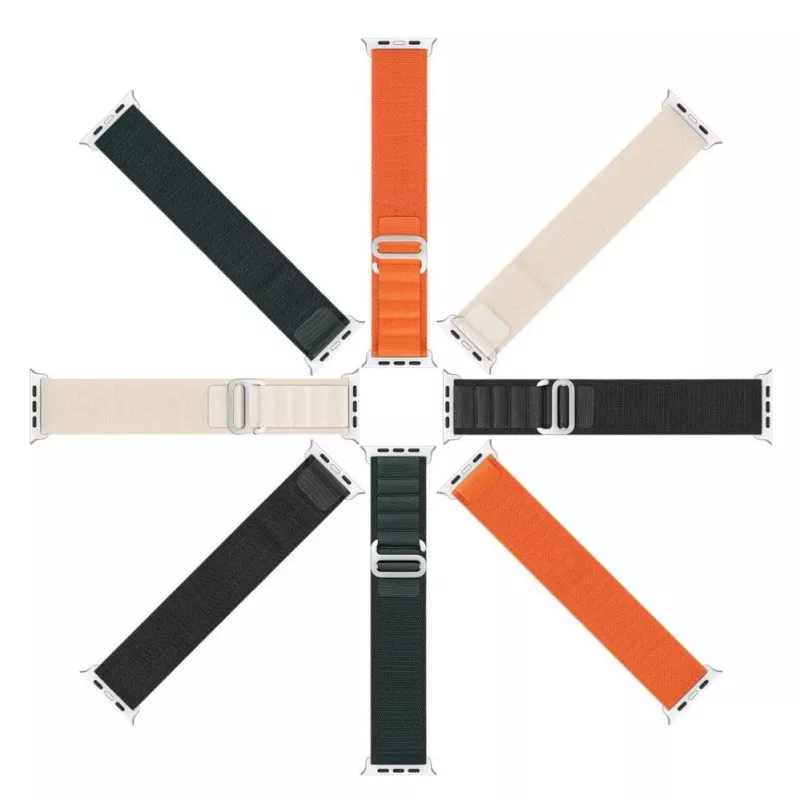 Dux Ducis Nylon Strap pre Apple Watch 42/44/45/49 mm oranžový