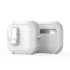 Dux Ducis PECP Series PC+TPU puzdro s háčikom pre AirPods 4, biela