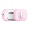 Dux Ducis PECQ Series Puzdro PC+TPU s háčikom pre Apple AirPods Pro 3, biele/ružové