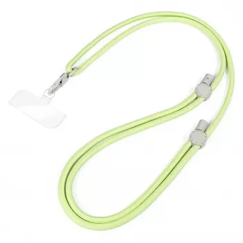 DUX DUCIS Plaz cross-body popruh na telefón zelený/žltý