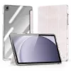 Dux Ducis Samsung Galaxy Tab A9 Plus TPU+PC+koža priehľadné puzdro svetloružová
