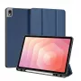Dux Ducis Samsung Galaxy Tab S11 Domo Series Tri-fold Stand PU kožené puzdro tabletu modré