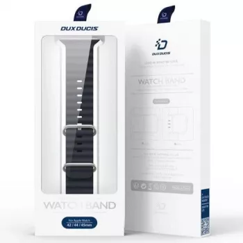Dux Ducis silikónový remienok na hodinky pre Apple Watch Series 8/7/6/5/4/3/2/SE (38/40/41mm) - sivá
