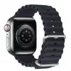 Dux Ducis silikónový remienok na hodinky pre Apple Watch Series 8/7/6/5/4/3/2/SE (38/40/41mm) - sivá