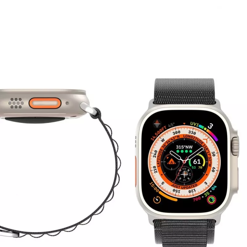 Dux Ducis Sport pracka remienok pre Apple Watch 38/40/41/42mm čierny