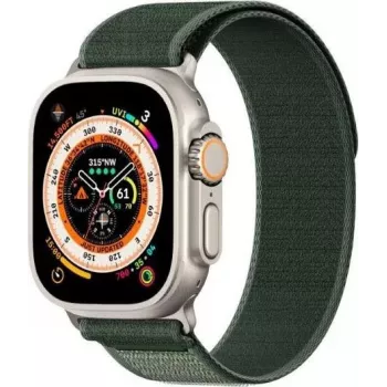 DUX DUCIS Sport suchý zips pre Apple Watch 42/44/45/46/49mm zelený