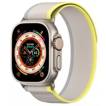 Dux Ducis Sport suchý remienok pre Apple Watch 9 / 8 / 7 / 6 / SE / 5 / 4 / 3 / 2 / 1 (38, 40, 41 mm) žltá