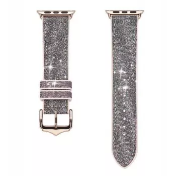 Dux Ducis náramok pre Apple Watch 7/6/5/4/3/2/SE (41/40/38mm), náramok, strieborný