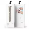 Dux Ducis Remienok pre Apple Watch 7/6/5/4/3/2/SE (41/40/38mm), náramok, strieborný