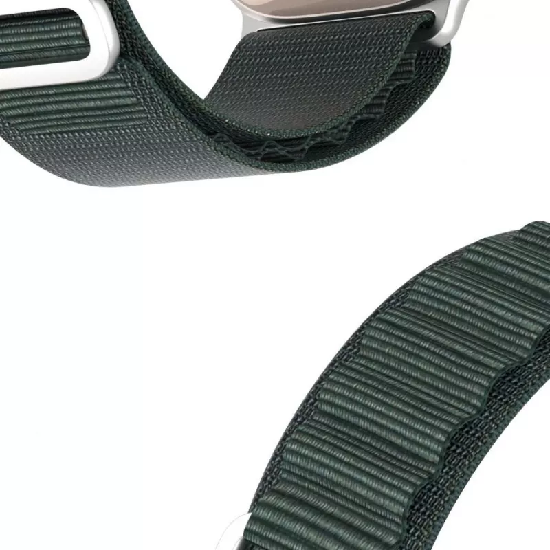 Dux Ducis Strap GS verzia športový remienok s prackou s tŕňom pre Apple Watch 42/44/45/49mm - zelený